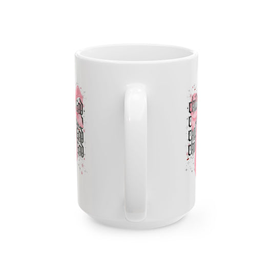 child of god pink bow - mug