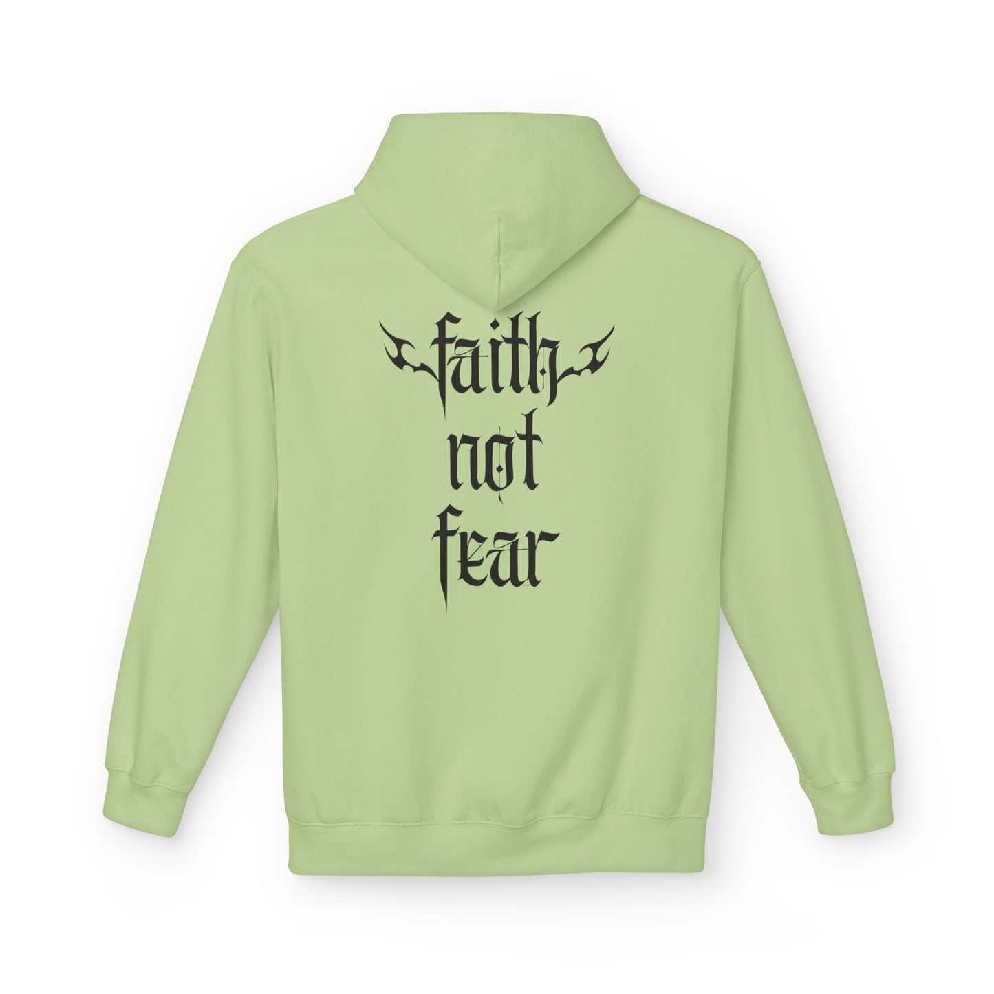 faith not fear flames - hoodie