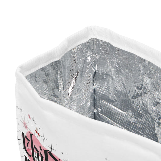 child of god pink bow - lunch bag