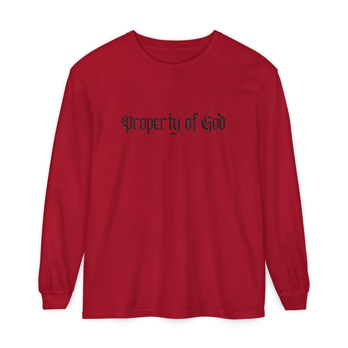 property of god gothic - long sleeve