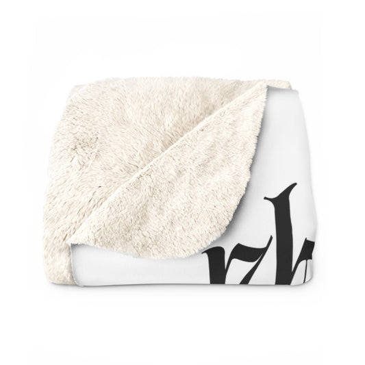 child of god drip - sherpa throw blanket