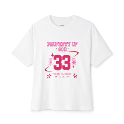 property of god varsity (pink)