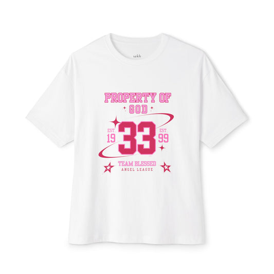 property of god varsity (pink)