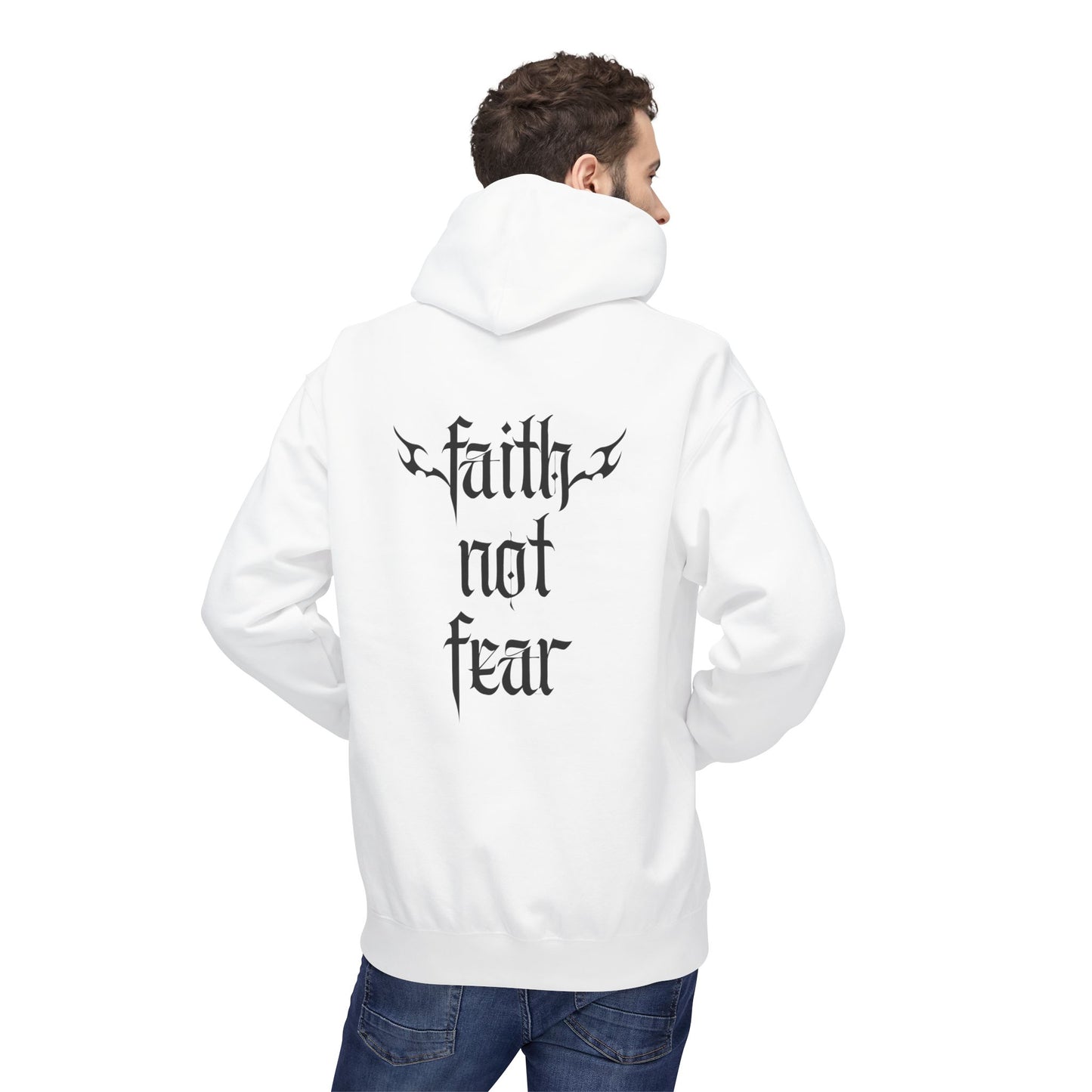 faith not fear flames - hoodie