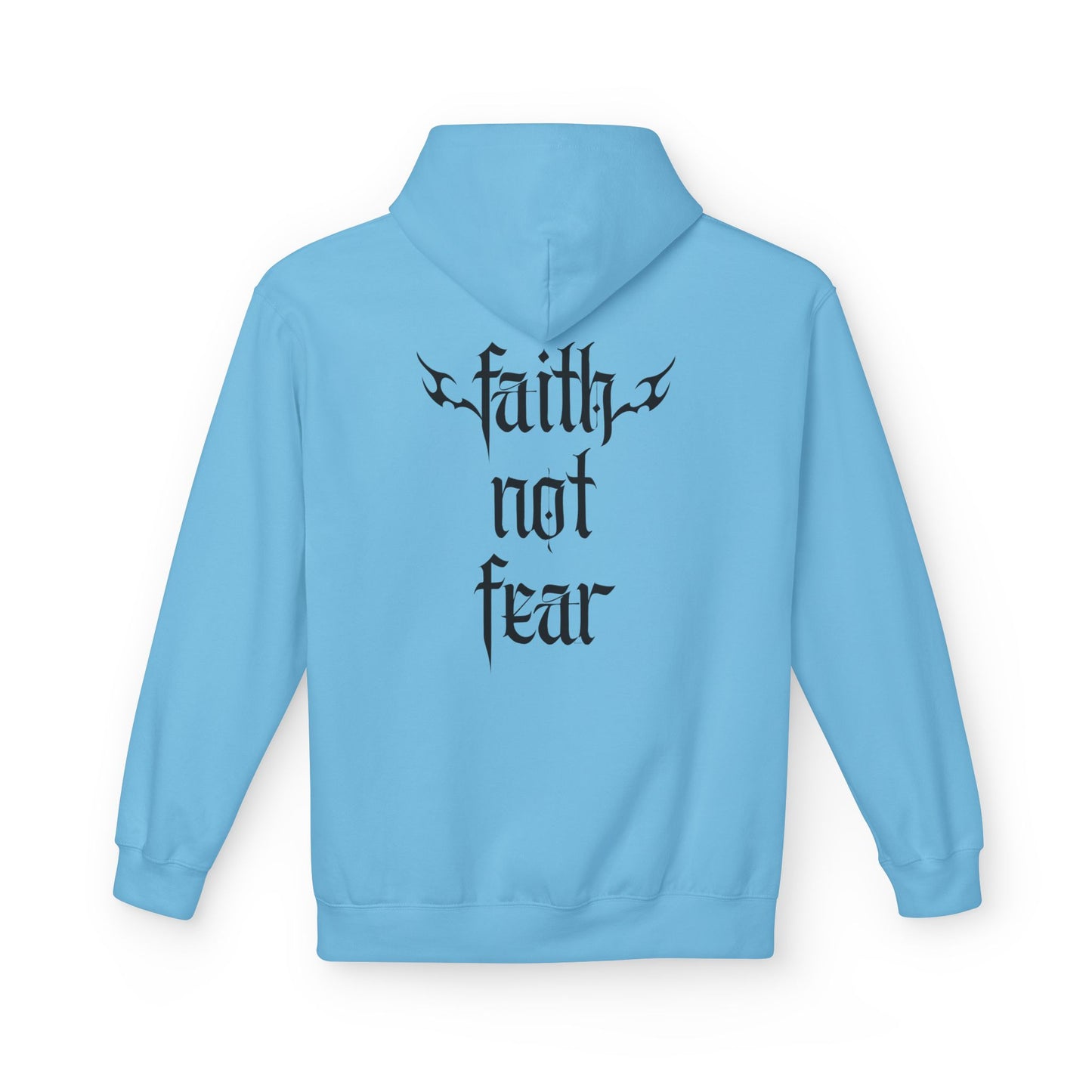 faith not fear flames - hoodie