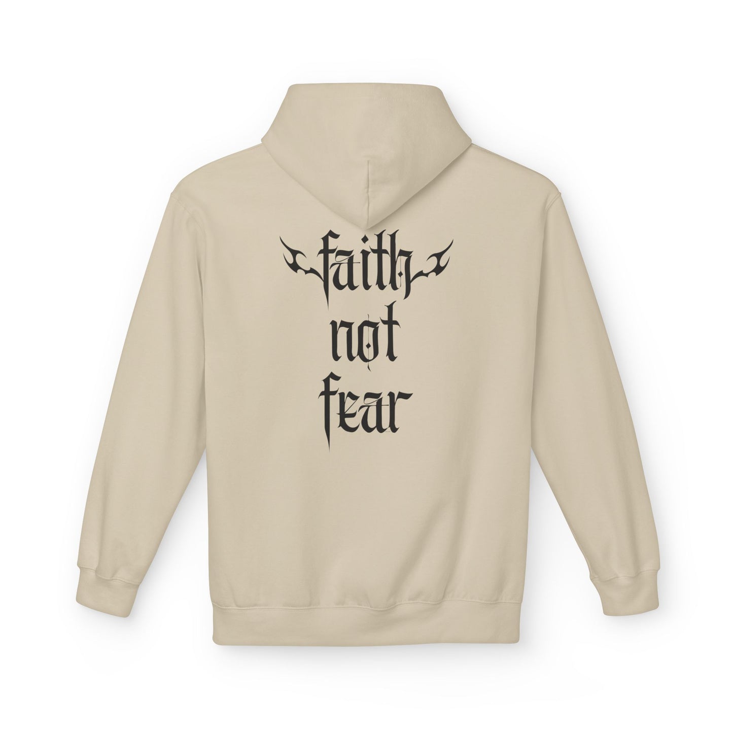 faith not fear flames - hoodie