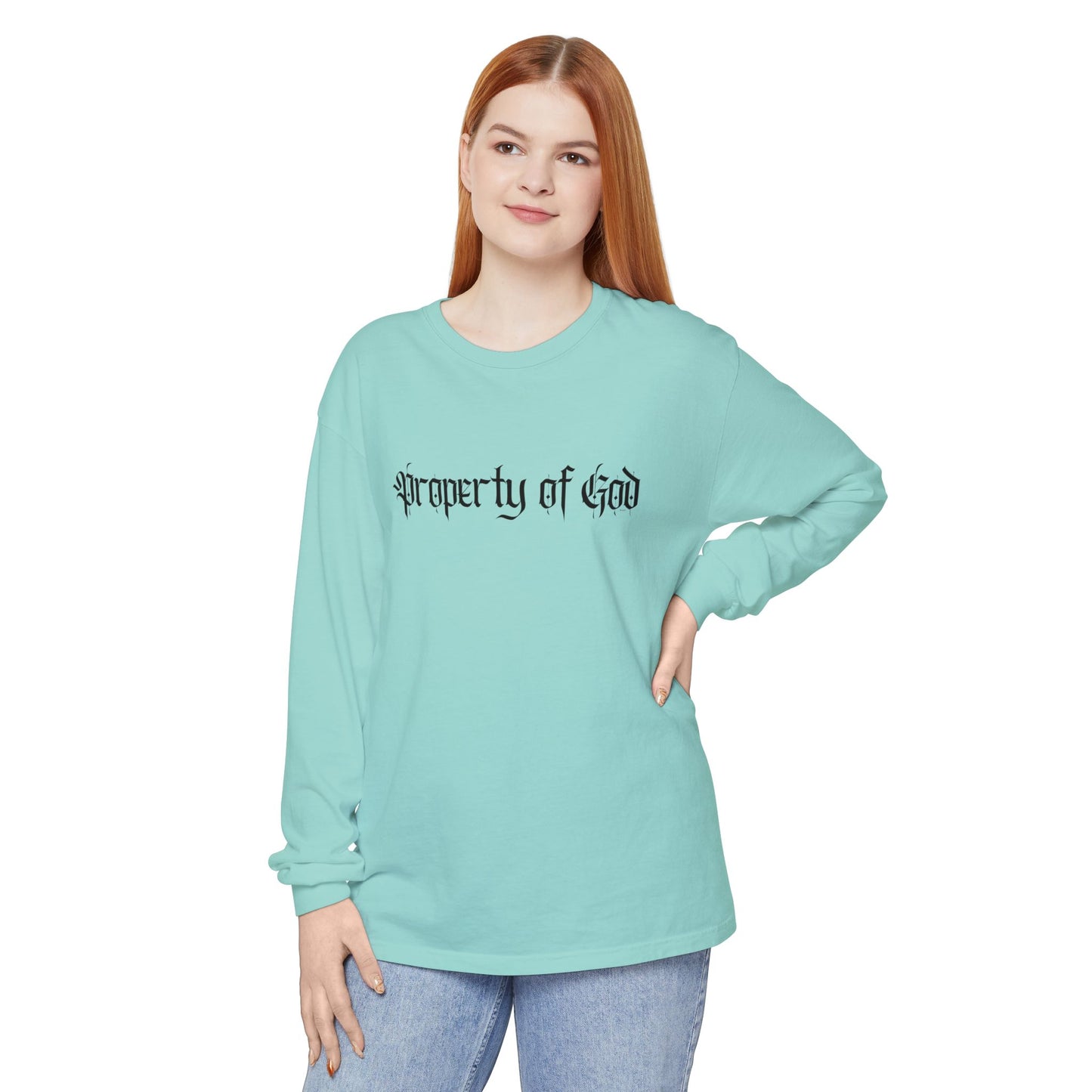 property of god gothic - long sleeve