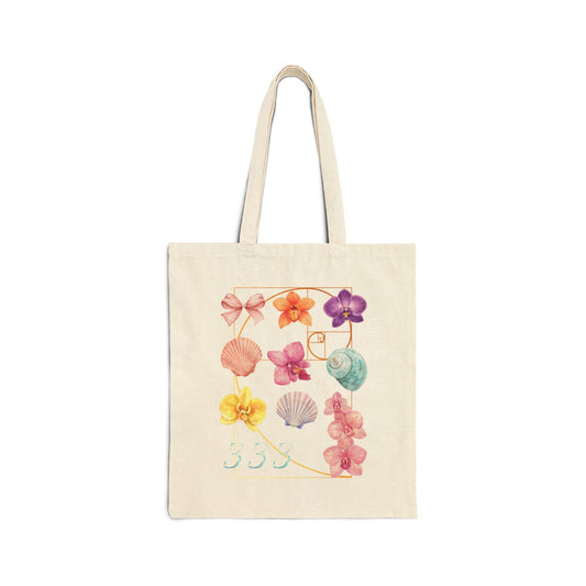 333 floral spiral - tote