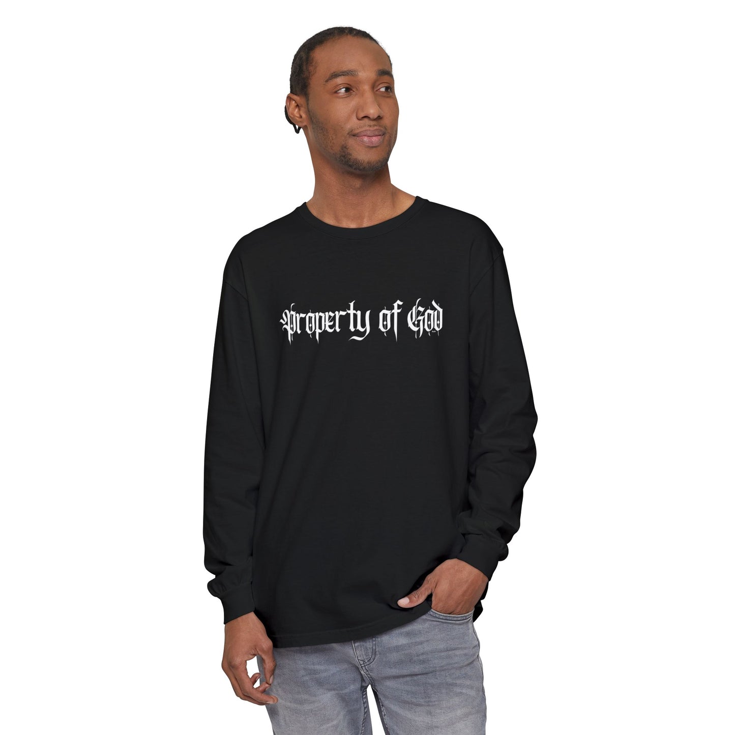 property of god gothic - long sleeve