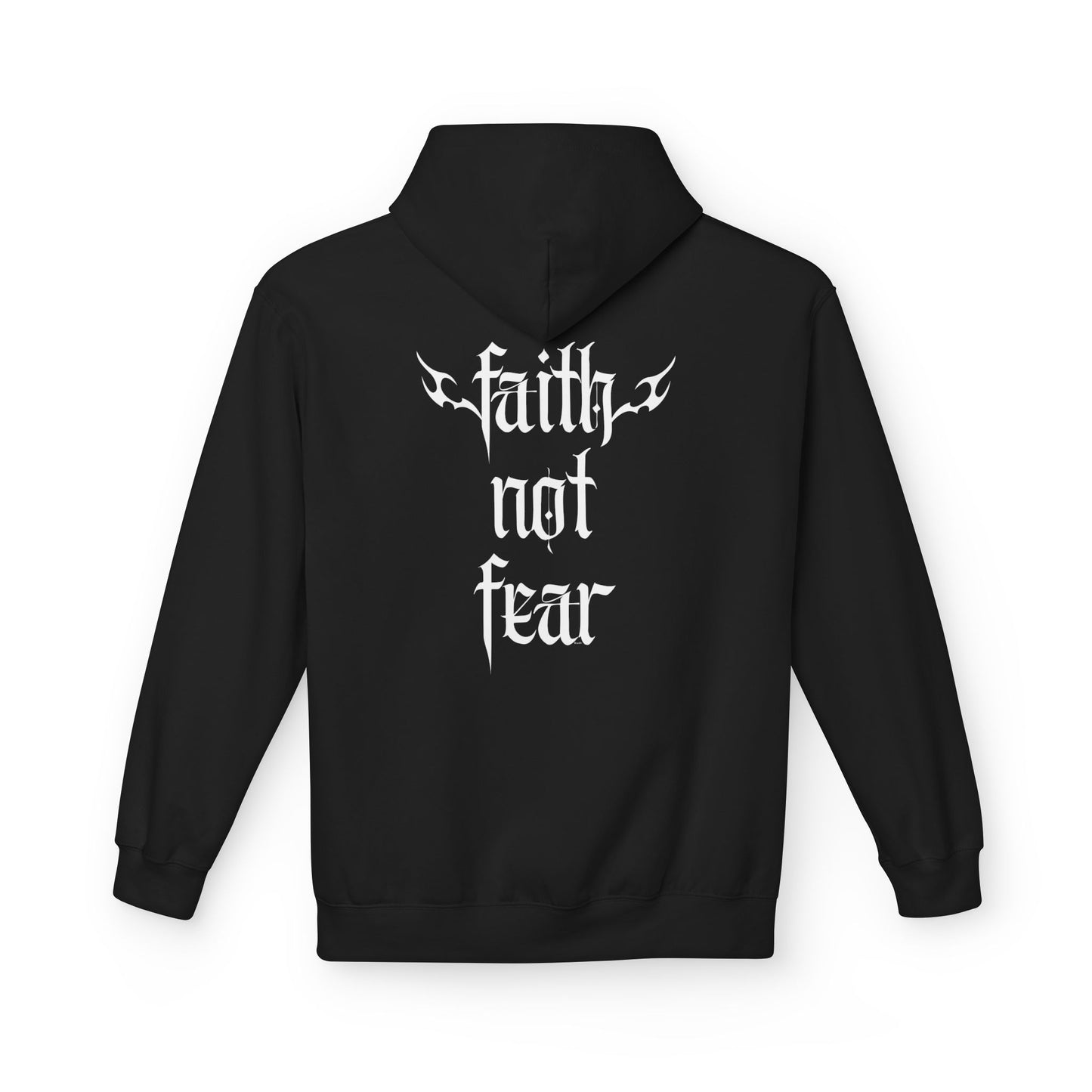 faith not fear flames - hoodie