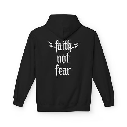 faith not fear flames - hoodie