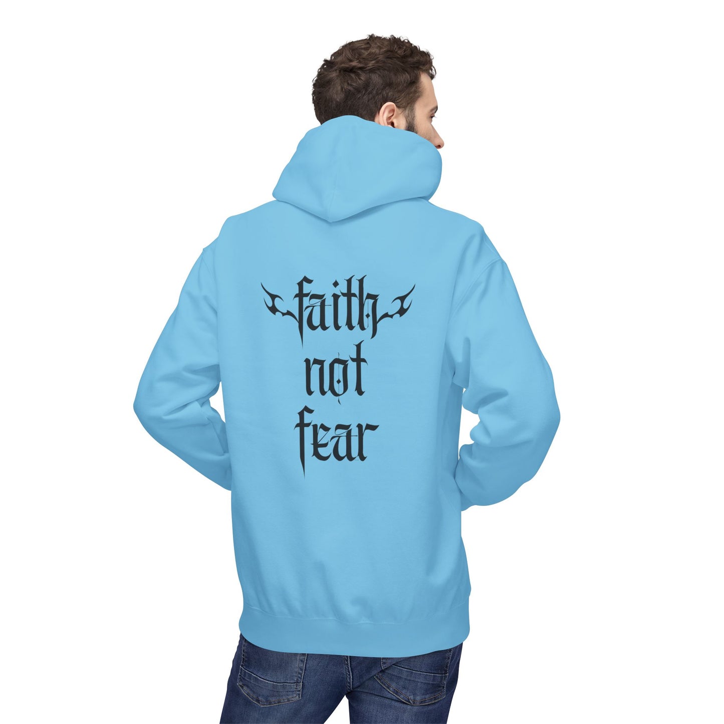 faith not fear flames - hoodie