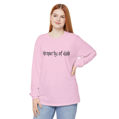 property of god gothic - long sleeve