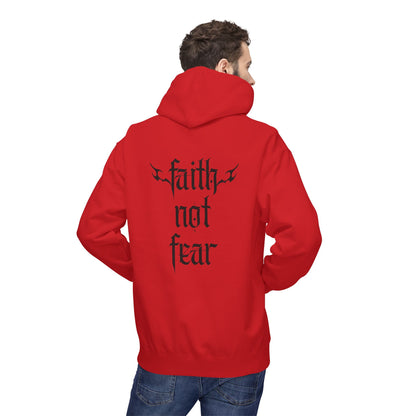 faith not fear flames - hoodie