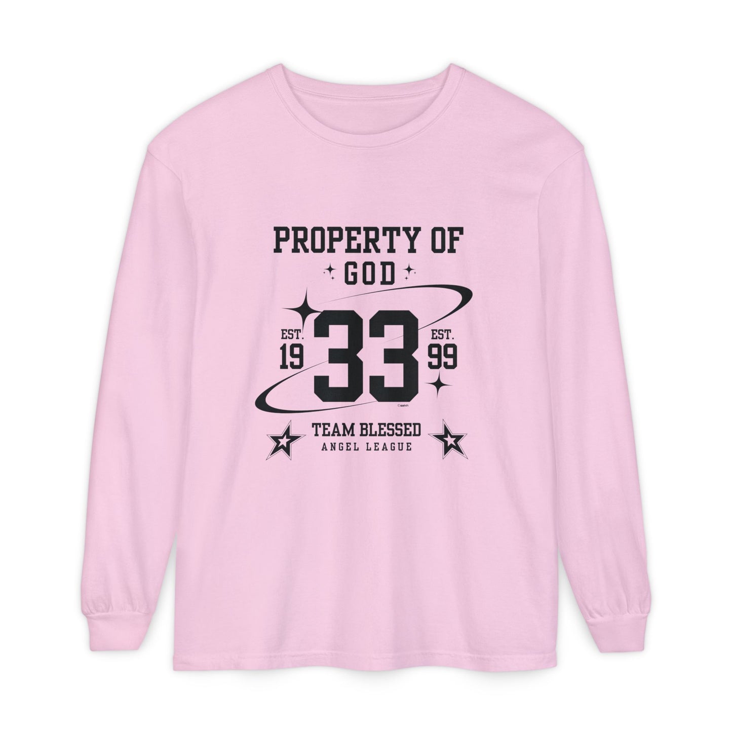 property of god varsity - long sleeve