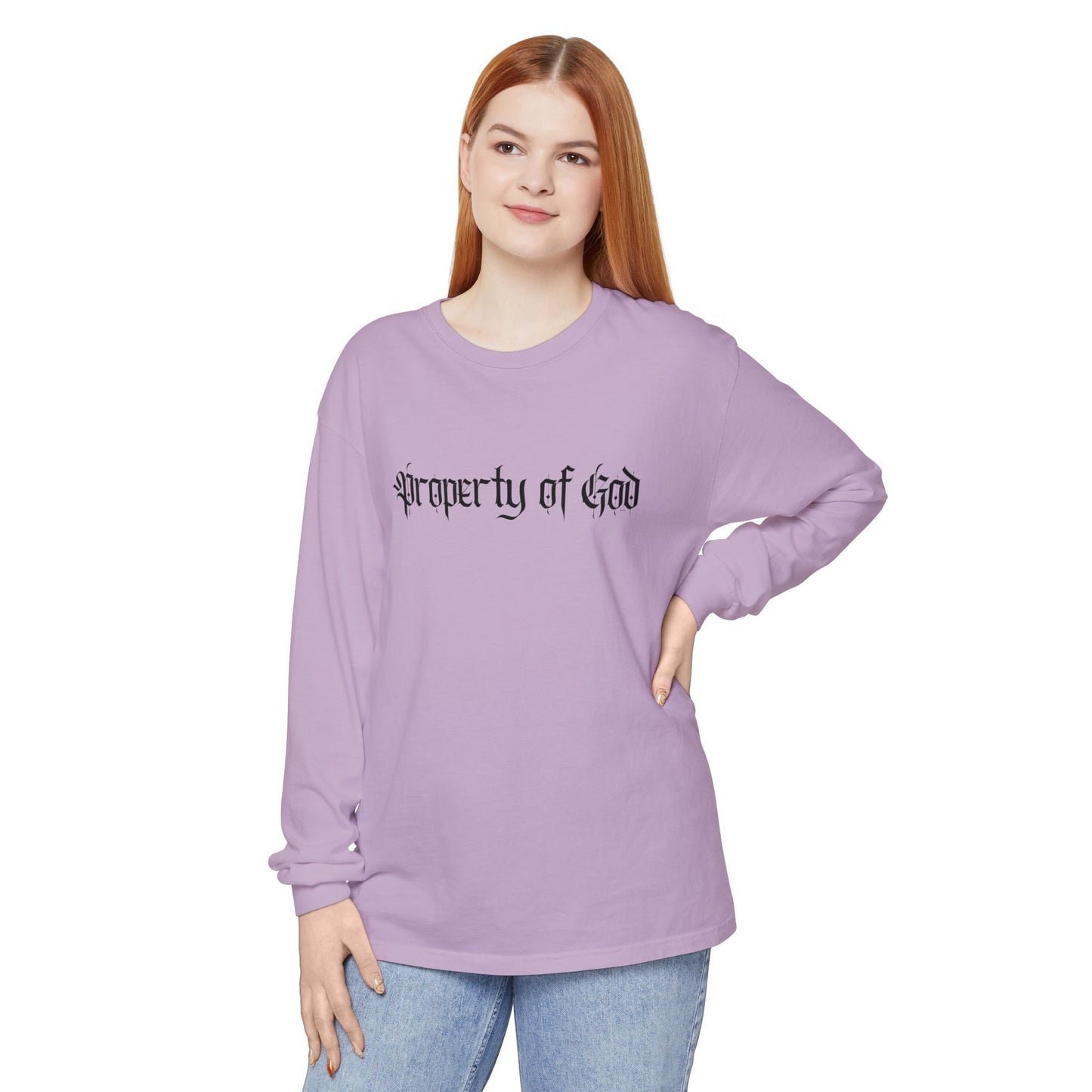 property of god gothic - long sleeve