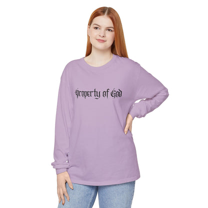 property of god gothic - long sleeve