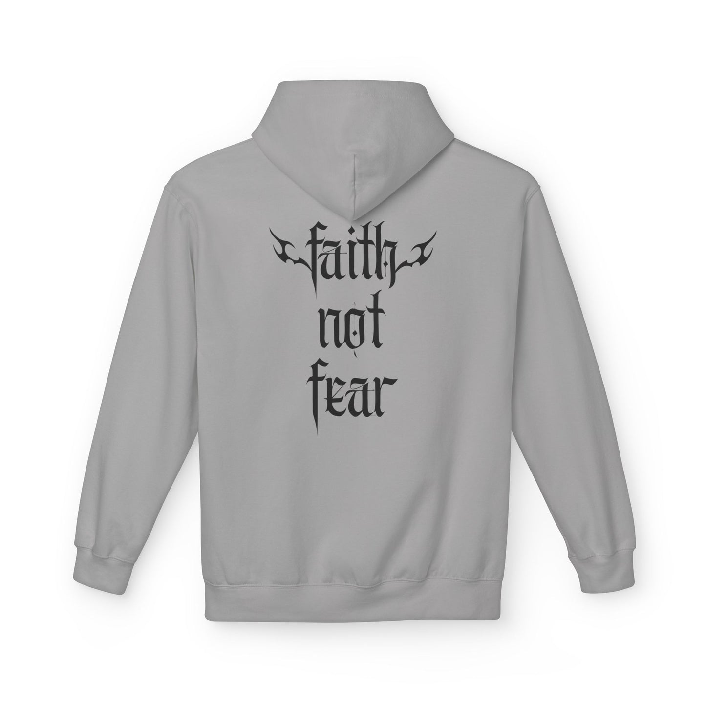 faith not fear flames - hoodie