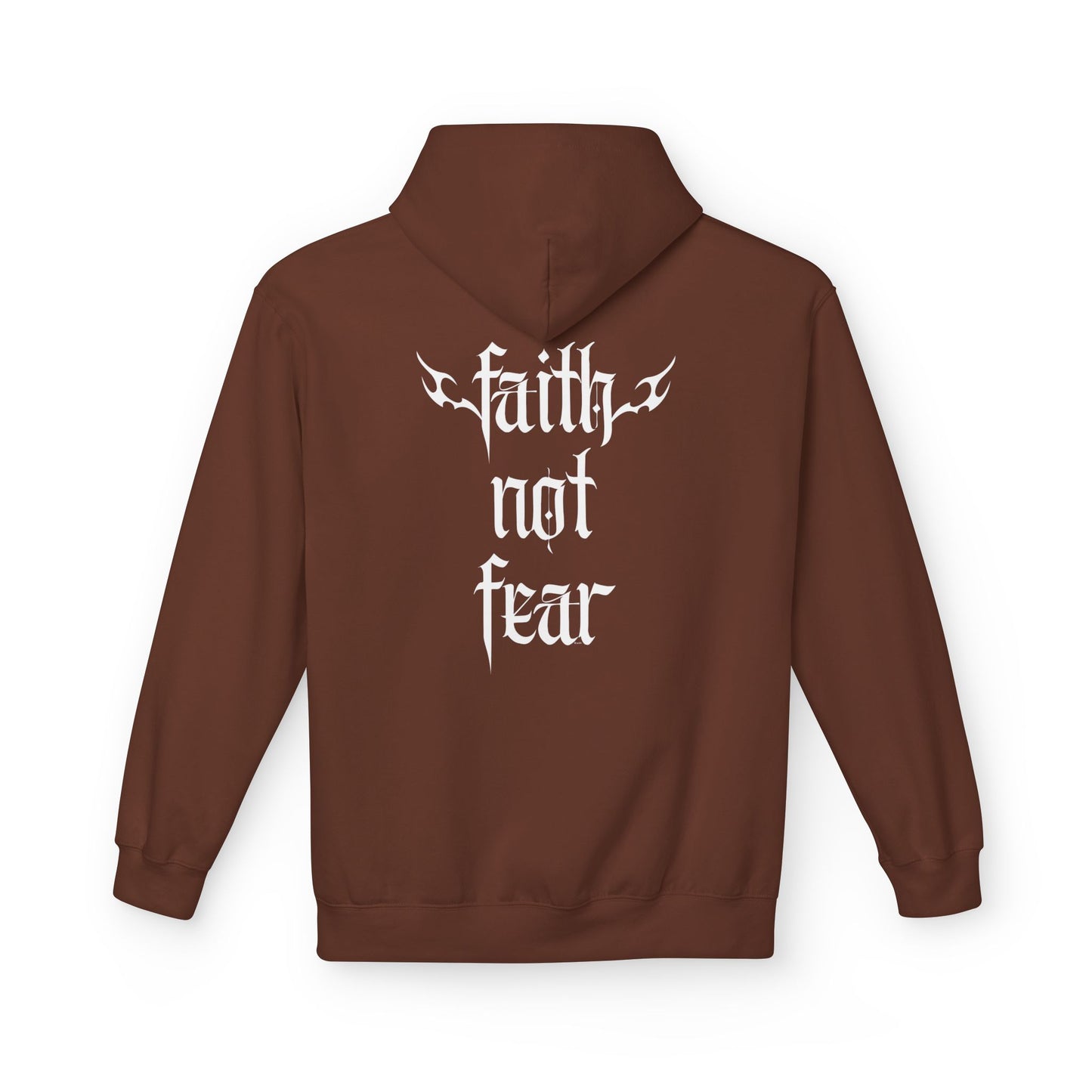 faith not fear flames - hoodie