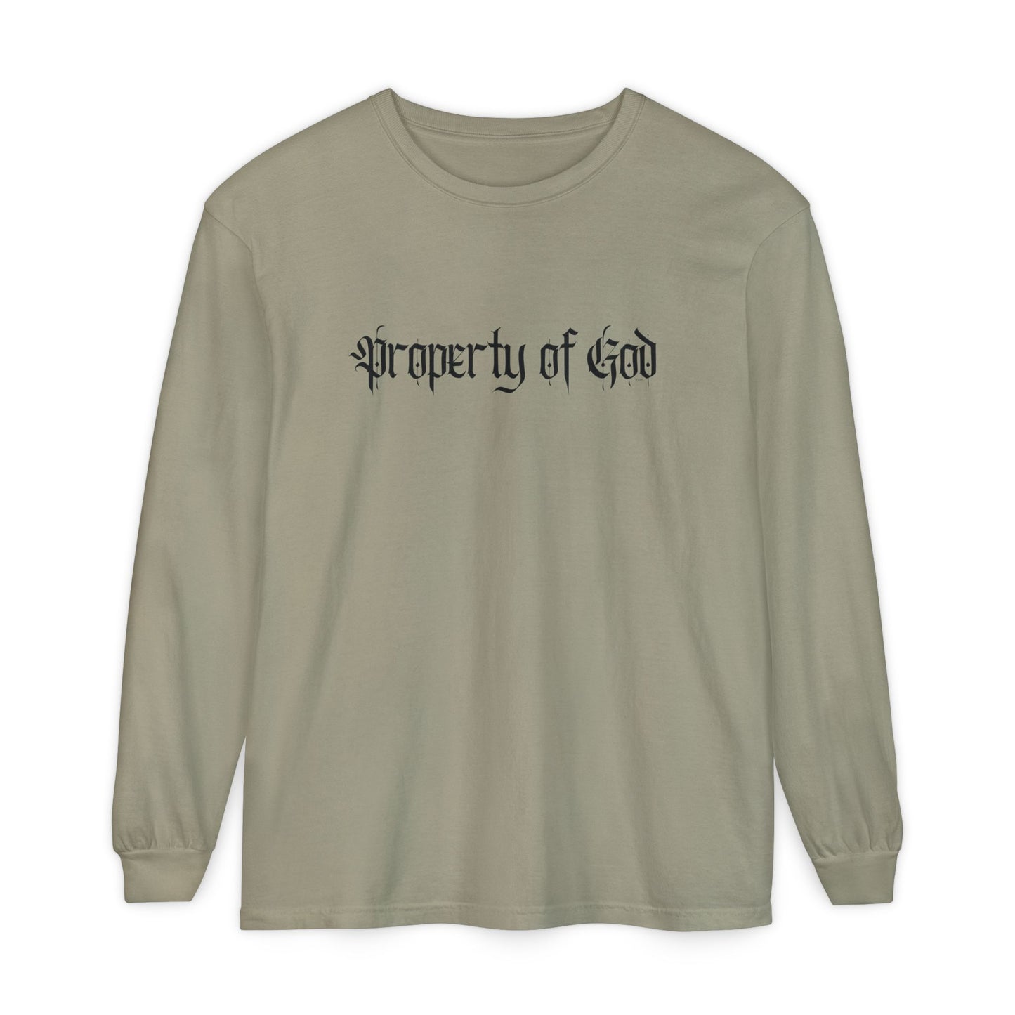 property of god gothic - long sleeve