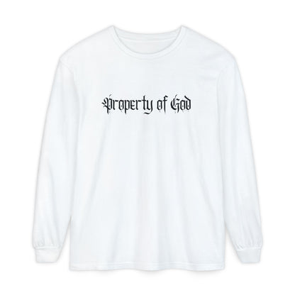 property of god gothic - long sleeve