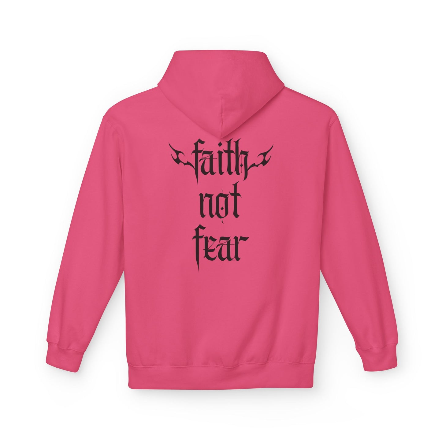 faith not fear flames - hoodie