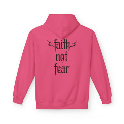 faith not fear flames - hoodie