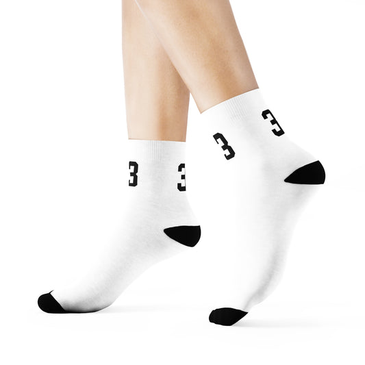 33 varsity - 3/4 crew socks