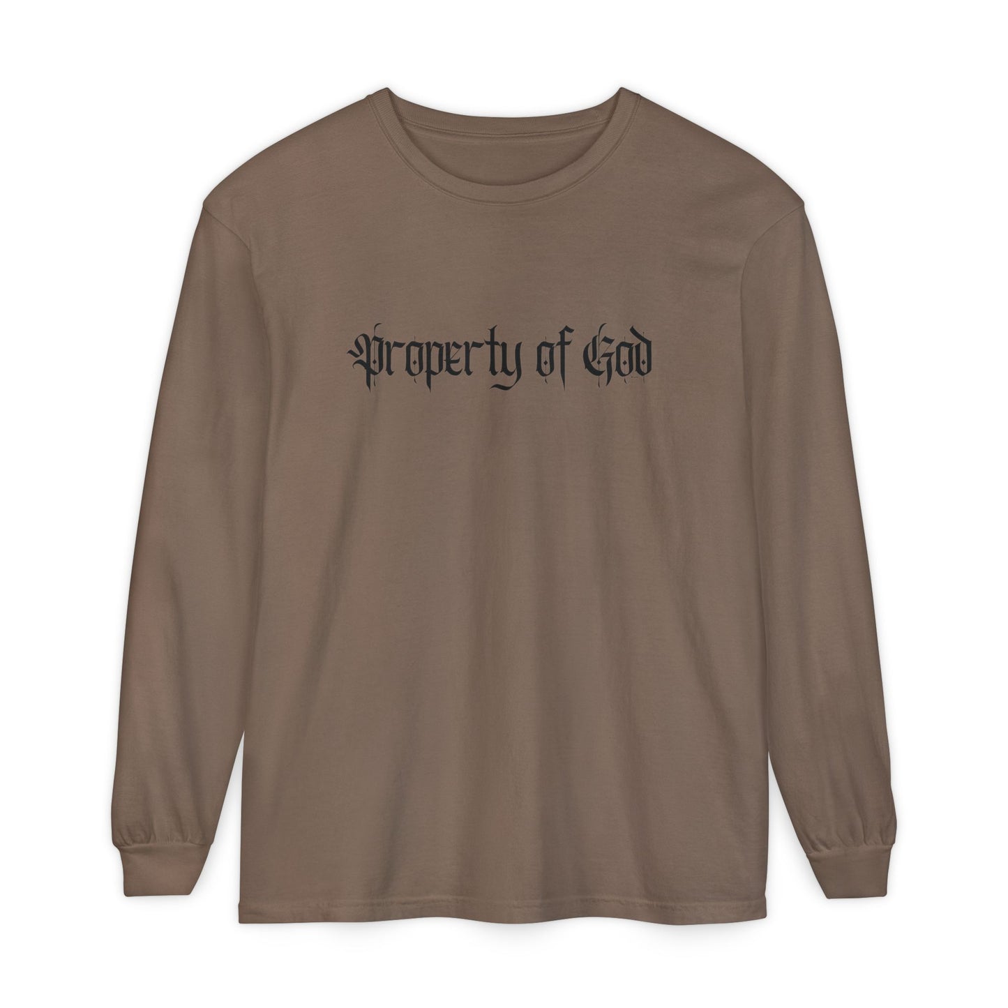 property of god gothic - long sleeve
