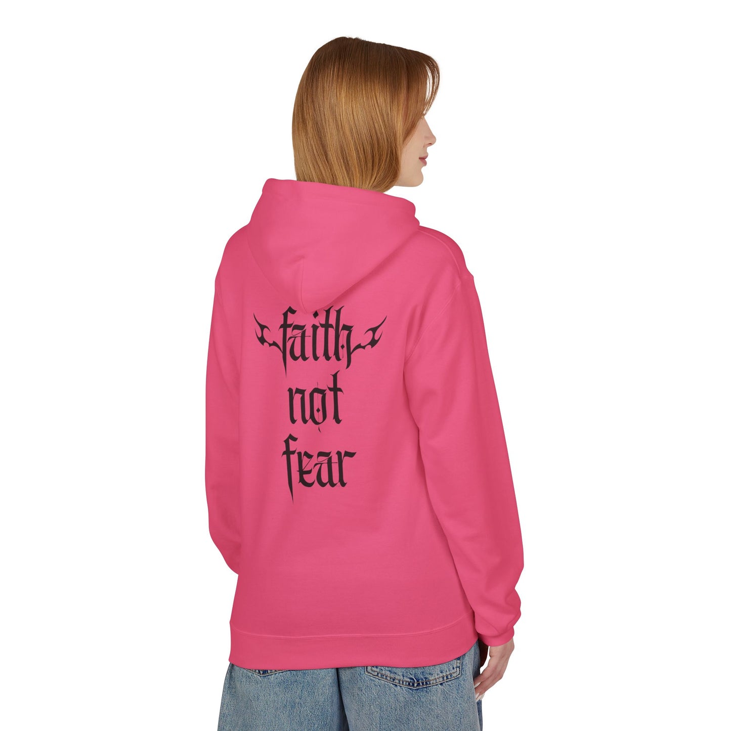 faith not fear flames - hoodie