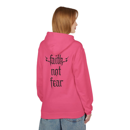 faith not fear flames - hoodie