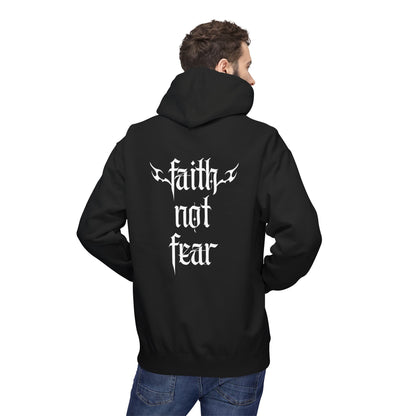 faith not fear flames - hoodie