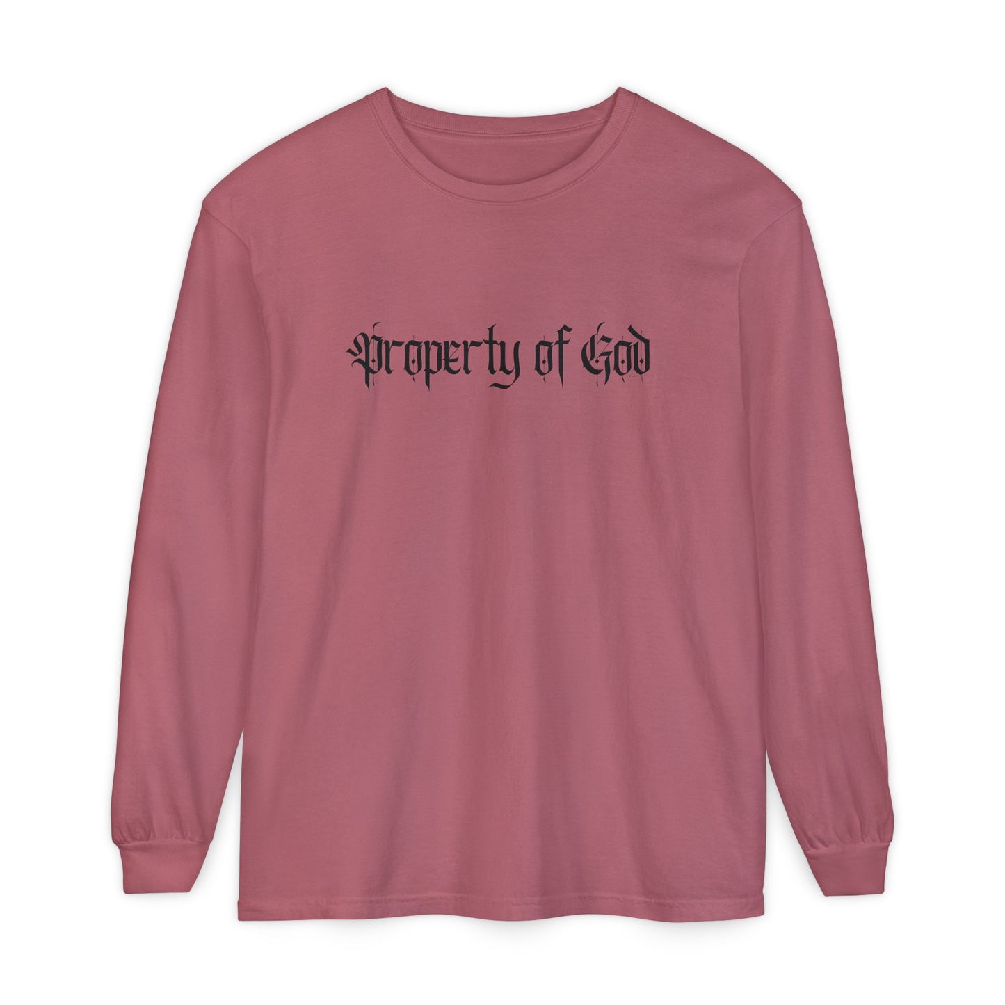 property of god gothic - long sleeve