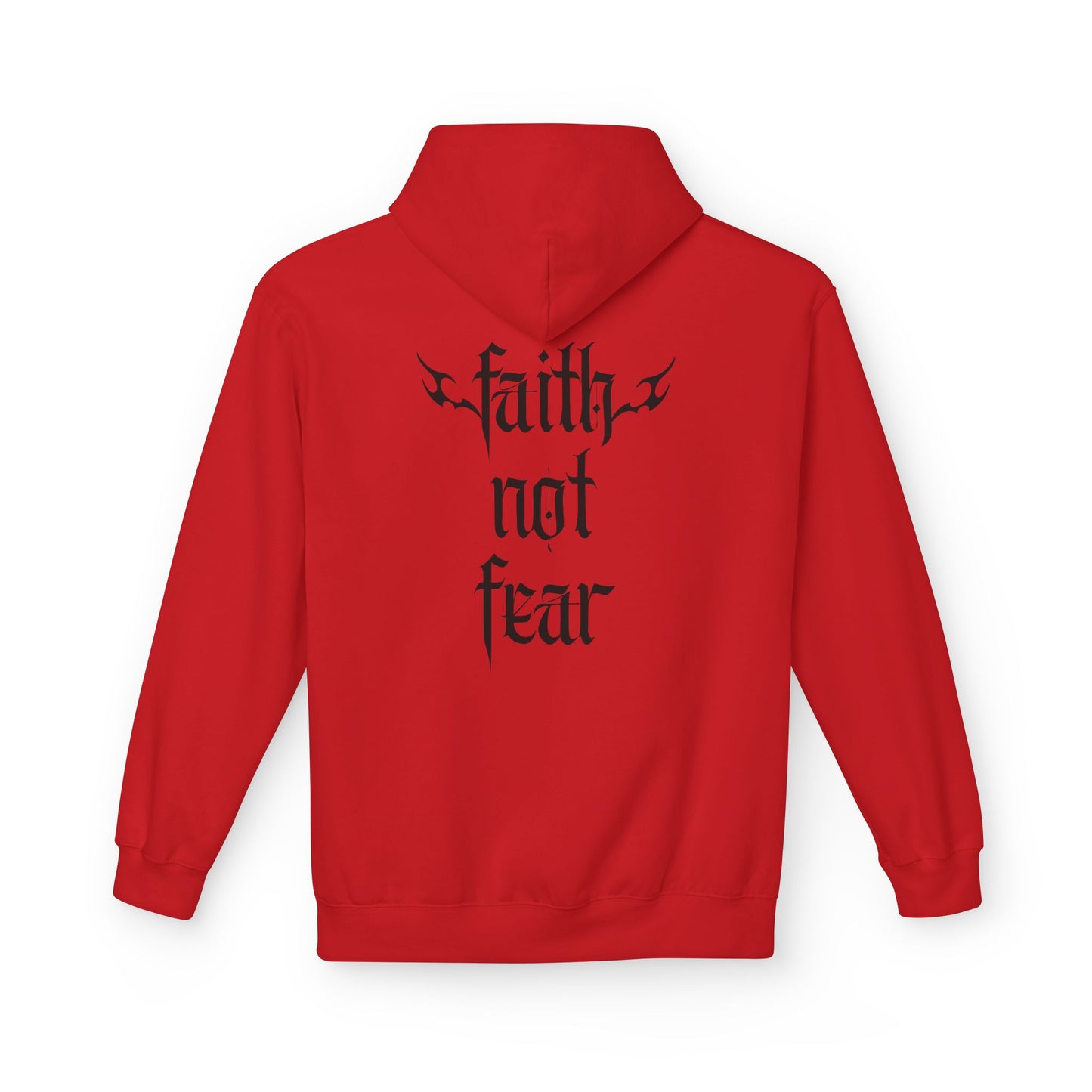 faith not fear flames - hoodie