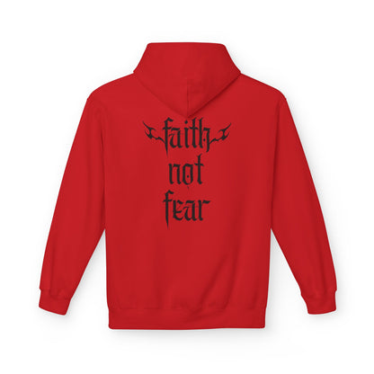 faith not fear flames - hoodie